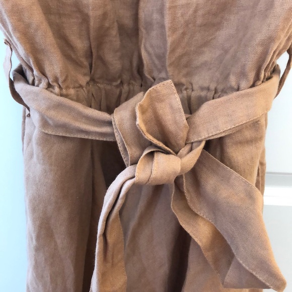 Linen dress ADELAIDE in MIDI length - Picture 4 of 4